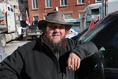 Ottawa Truck Protest : February 2022 : Personal Photo Projects : Photos : Richard Moore : Photographer